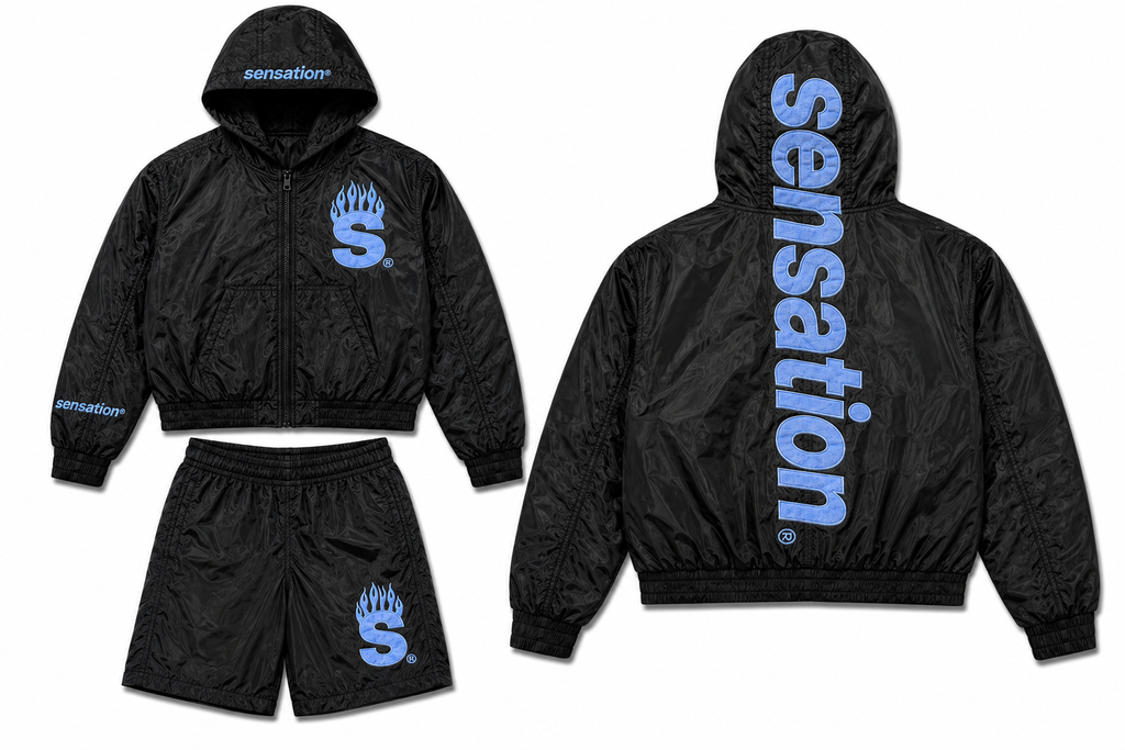 Black/Blue Flame Series Set