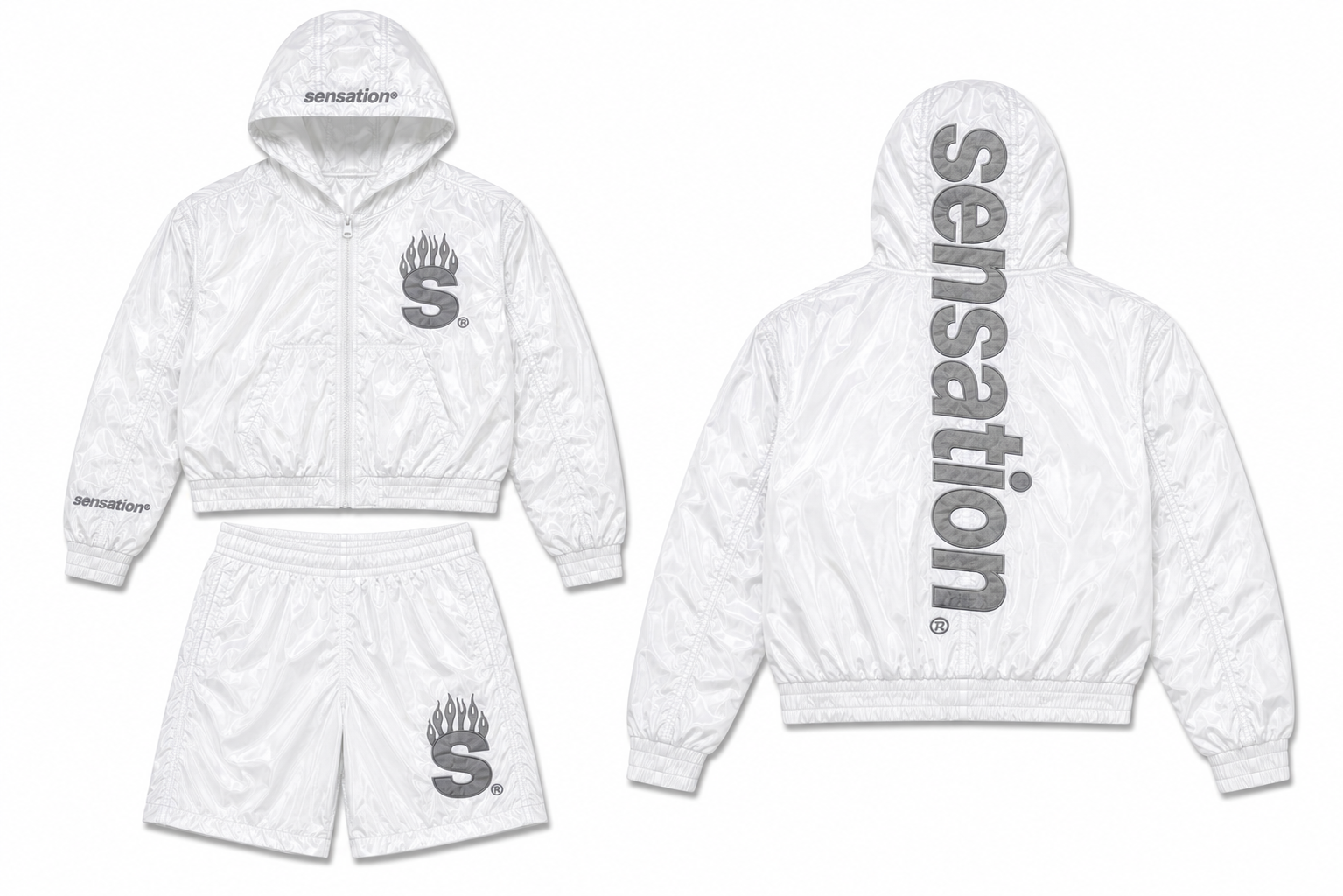 White/Grey Flame Series Set