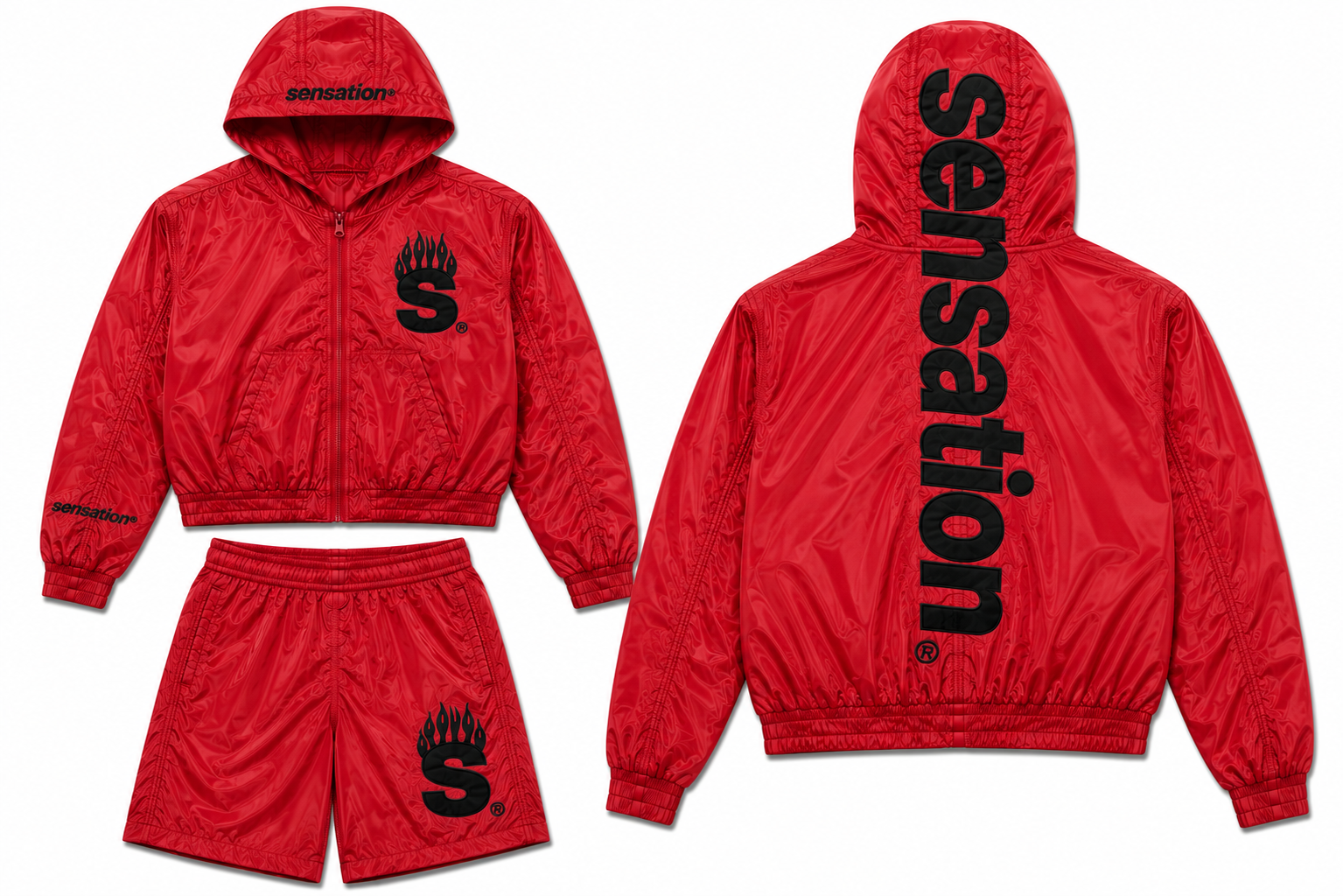 Red/Black Flame Series Set