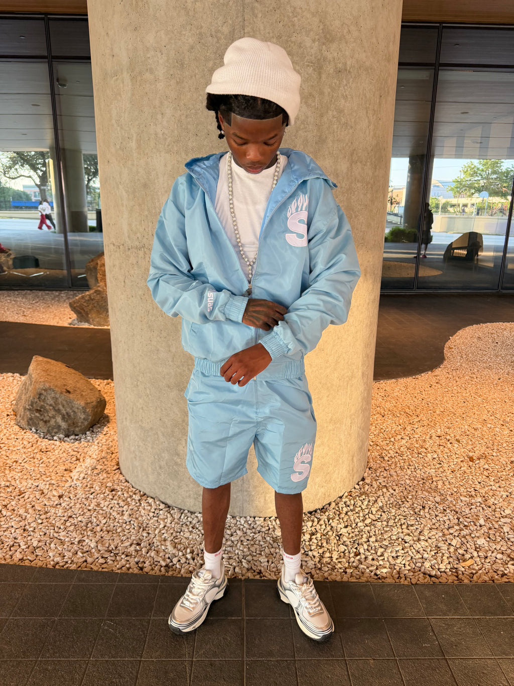 Babyblue/White Flame Series Set